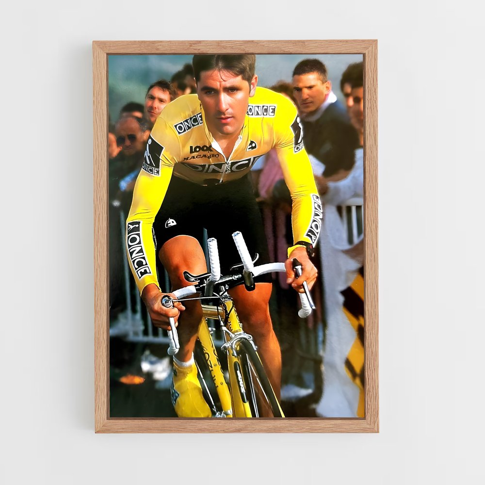 Poster En Route avec Laurent – affiche Cyclisme (vue 4)